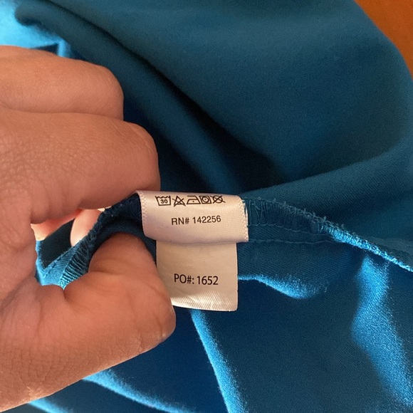 FIGS Alps Blue Rafaela Scrub Top - Picture 4 of 5